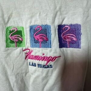 Flamingo Las Vegas Women's Short Sleeve Tee - White